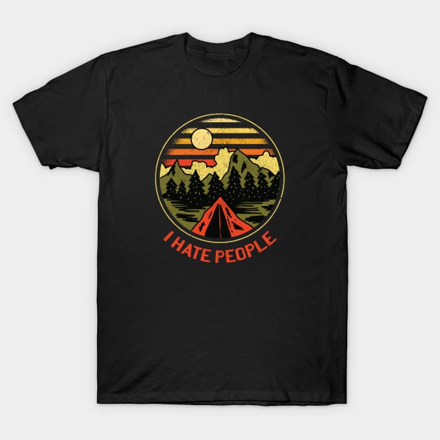 Camping, Hiking T-Shirt by LR_Collections